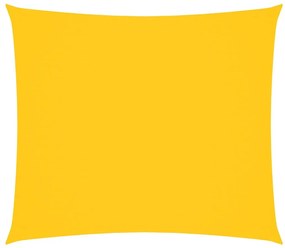 sárga téglalap alakú oxford-szövet napvitorla 2,5 x 3 m