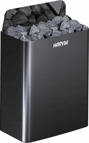 Elektromos szaunakályha Harvia The Wall SW45E Black steel 4.5kW