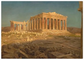 Kép - Frederic Edwin Church, The Parthenon, reprodukciók (70x50 cm)