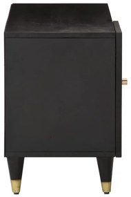 tömör mangófa TV-szekrény 80x31,5x46 cm