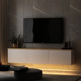 TV asztal Neon fehér