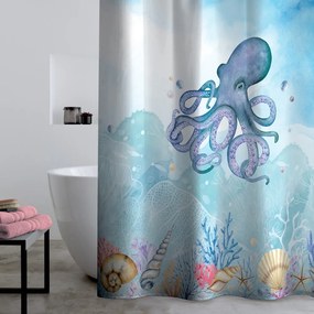 Zuhanyfüggöny 180x180 cm Octopus – Catherine Lansfield