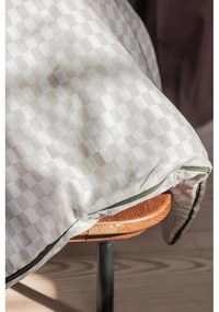 Bézs egyszemélyes hosszabbított pamut-szatén ágyneműhuzat 140x220 cm Mini – Mette Ditmer Denmark