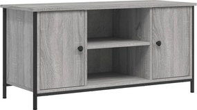 vidaXL szürke sonoma színű szerelt fa TV-szekrény 100x40x50 cm