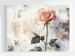 Vászonkép Canvas Fal Természet Virág Vörös Rózsa Kert 100x75