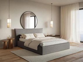 Franciaágy 140 cm Swiftie 140  (szürke + fekete) . 1100225