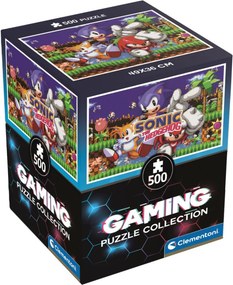 Sonic a sündisznó 64 Bit 500 db-os Cube puzzle Clementoni