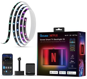 Govee - Backlight 3S Netflix TV 55-65" SMART LED háttérvilágítás RGBICW Wi-Fi + + távirányító