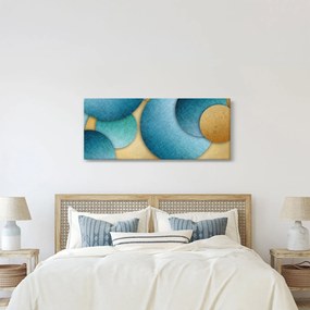 Az absztrakciós körök képe (120x50 cm)