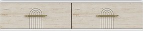 Ida 120 - White, Travertine