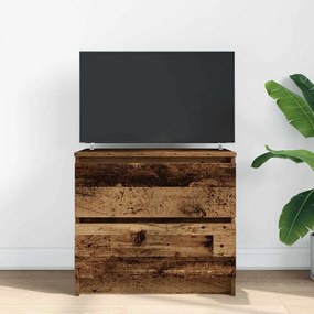 antik hatású szerelt fa TV-szekrény 60x35x54 cm