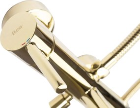 Rea Lungo - fürdő csaptelep + szett, arany, REA-B6635