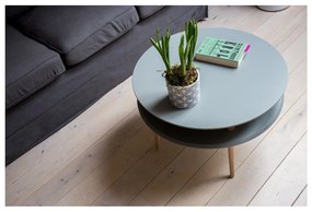 UFO sötétszürke dohányzóasztal, ⌀ 70 cm - Ragaba