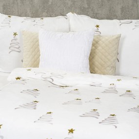 4Home Christmas treemikroflanel ágyneműhuzat, 140 x 200 cm, 70 x 90 cm, 140 x 200 cm, 70 x 90 cm