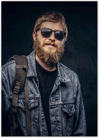 Poszterek 50x70 Mosolygó Hipszter