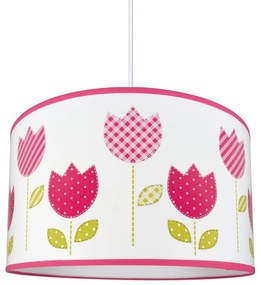 Gyerek csillár zsinóron TULIPS 1xE27/60W/230V