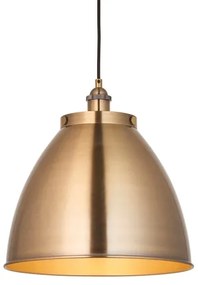 Endon 98744 - FRANKLIN függőlámpa kábellel 1xE27/10W/230V sárgaréz