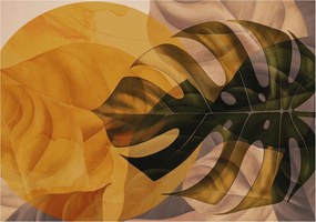 Fotótapéta Fali tapéta Hálószoba Nappali szoba Absztrakt levelek 208x146