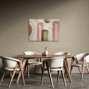 Üveg kép - Minimalista illusztráció (70x50 cm)