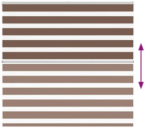 zebrafüggönnyel barna szövetszélesség 160,9 cm poliészter