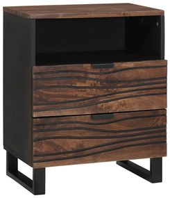 Éjjeliszekrény - 50 x 33 x 60 cm - Tömör és MDF fából készült