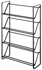 Frame fekete cipőtartó állvány, 4 szintes- YAMAZAKI