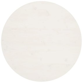 fehér tömör fenyőfa asztallap Ø90 x 2,5 cm
