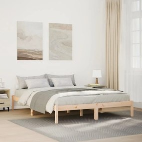 tömör fenyőfa extra hosszú ágykeret matrac nélkül 160 x 220 cm