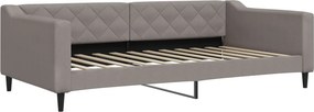 vidaXL tópszínű szövet kanapéágy 100 x 200 cm