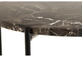 Kerek tárolóasztal márvány asztallappal ø 42 cm Avila – Actona