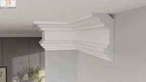 Mennyezeti dĂszlĂ©c DLP38 8cm x 4cm pĂĄrkĂĄny stukkĂł Xps Decorem