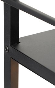 Okos ipari állólámpa fekete, WiFi-vel, G95 - Cage Rack