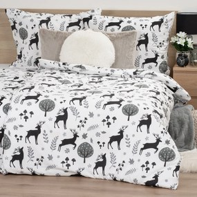 4Home Flanel ágynemű Autumn Forest, 220 x 200 cm, 2 db 70 x 90 cm