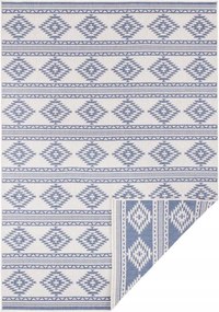 Kék szőnyeg teraszra, lapos 80x150 cm