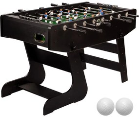 GamesPlanet® Csocsóasztal LIVERPOOL Fekete 141 x 125 cm
