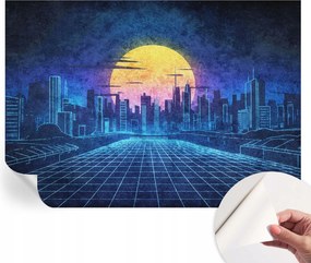 Fotótapéta Öntapadós tapéta a szobába Futurisztikus tájkép 208x146 cm