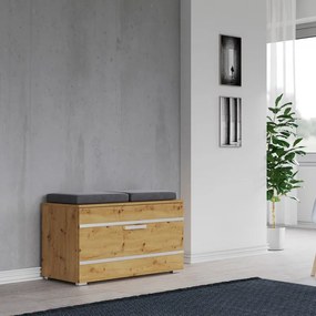 Shannan Opal cipősszekrény, 85x45x35 cm, tölgy