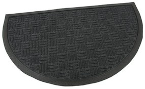 Textil tisztítószőnyeg Criss Cross 45 x 75 x 0,8 cm, fekete