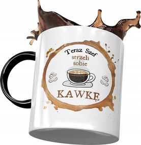 Fekete Főnök Bögre Most Lőnek Egy Kávét Nyomtatott Fotóval