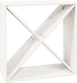 vidaXL fehér tömör fenyőfa borszekrény 62 x 25 x 62 cm