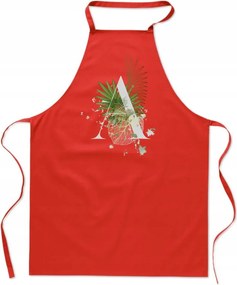 Konyhai Kötény piros A Betűvel A név Amelia Ania Alan Adam FA_414_cw