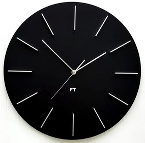 Future Time FT2010BK Round black Design falióra, átmérő 40 cm