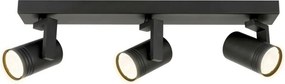 Spot Lámpa Fekete Spiela ITALUX-SPL-31993-3B-BK