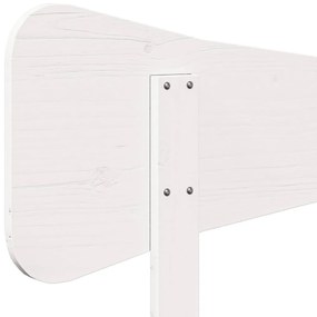 fehér tömör fenyőfa fejtámla 75 cm