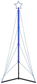 kék LED karácsonyfa 483 LED 240 cm