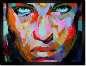 Poszterek keretben 40x30 Női arc Kifejezés