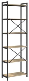 Könyvszekrény sonoma tölgy 60 x 30 x 188 cm Faanyag