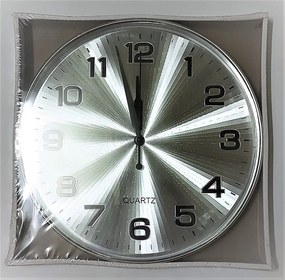 Elegáns Fém Falióra 30 Cm Ezüst és Rose Gold Színekben