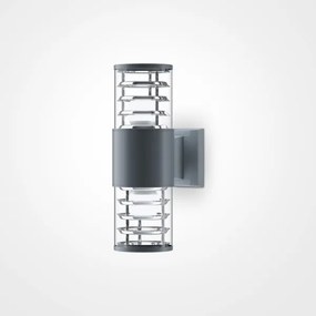 Maytoni O576WL-02GR - Kültéri fali lámpa BRONX 2xE27/60W/230V IP54 antracit