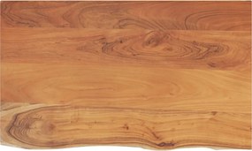 vidaXL tömör akácfa téglalap alakú fürdőszobai pult 90 x 60 x 3,8 cm